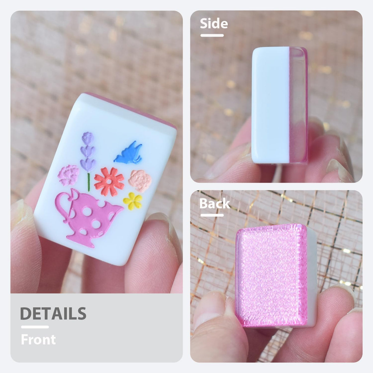 Mahjong Tile Set 160 Acrylic Engraved American Mahjong Sets