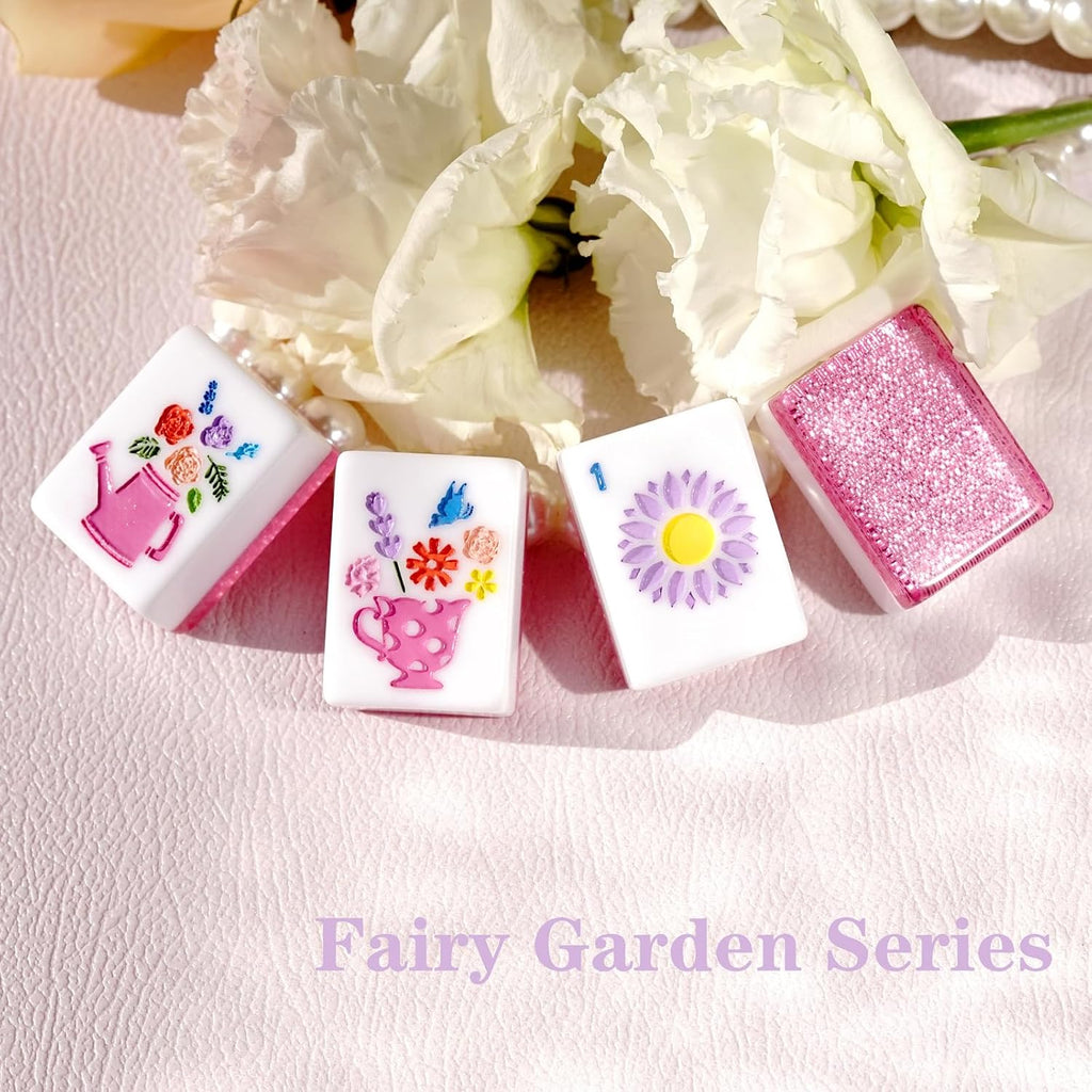 Mahjong Tile Set 160 Acrylic Engraved American Mahjong Sets