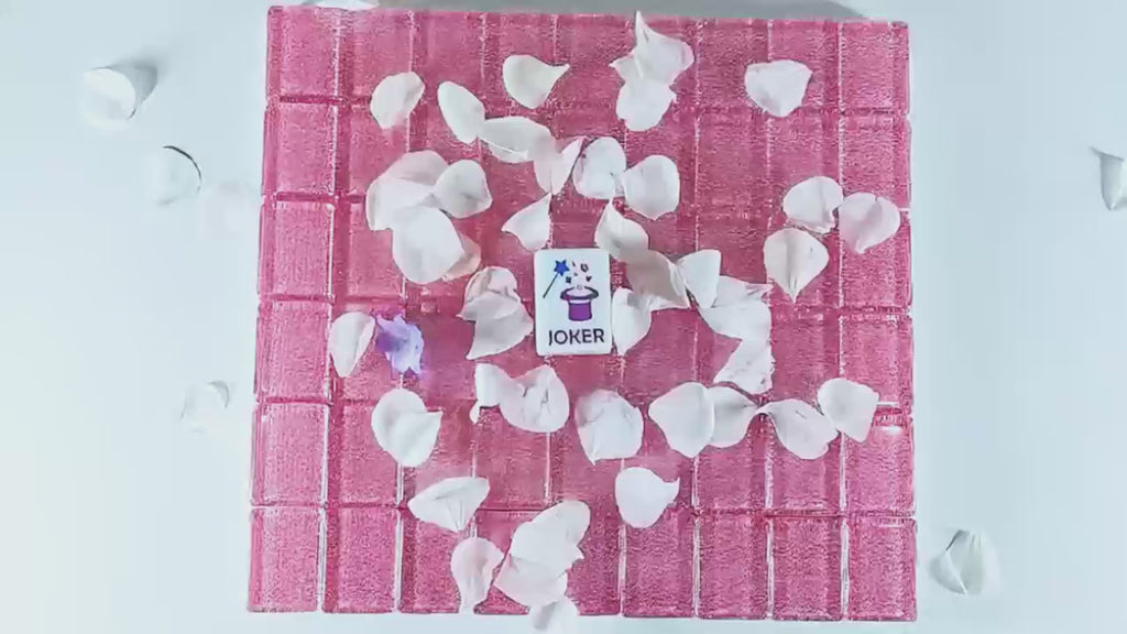 Mahjong Tile Set 160 Acrylic Engraved American Mahjong Sets