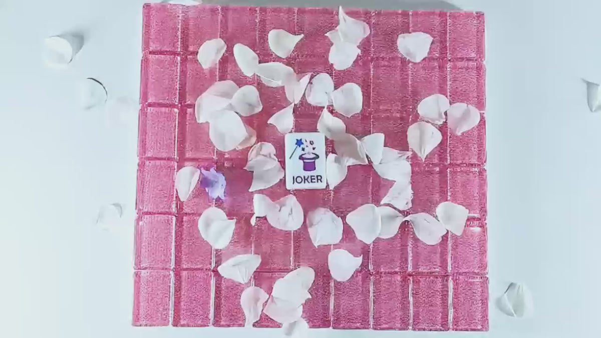 Mahjong Tile Set 160 Acrylic Engraved American Mahjong Sets